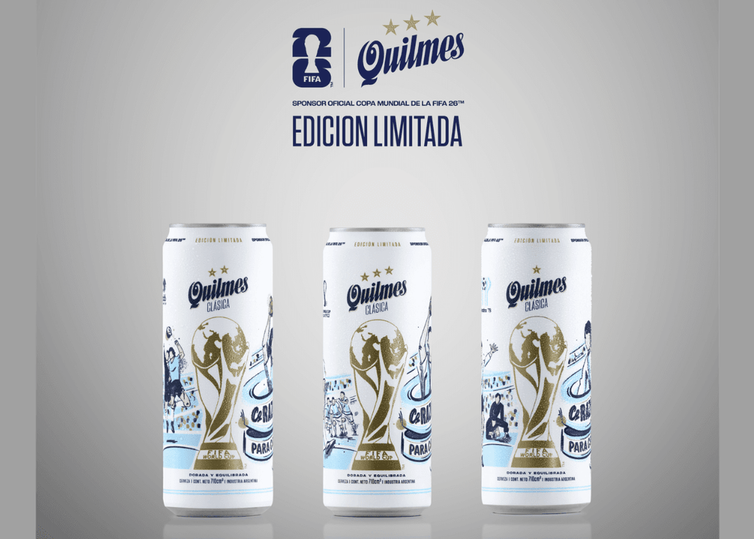 Portada de draftLine lanzó una edición limitada de latas de cerveza para Quilmes