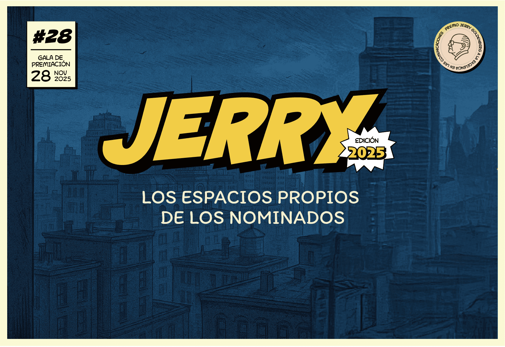 Portada de Los Premios Jerry a través de sus protagonistas: los espacios propios de los nominados