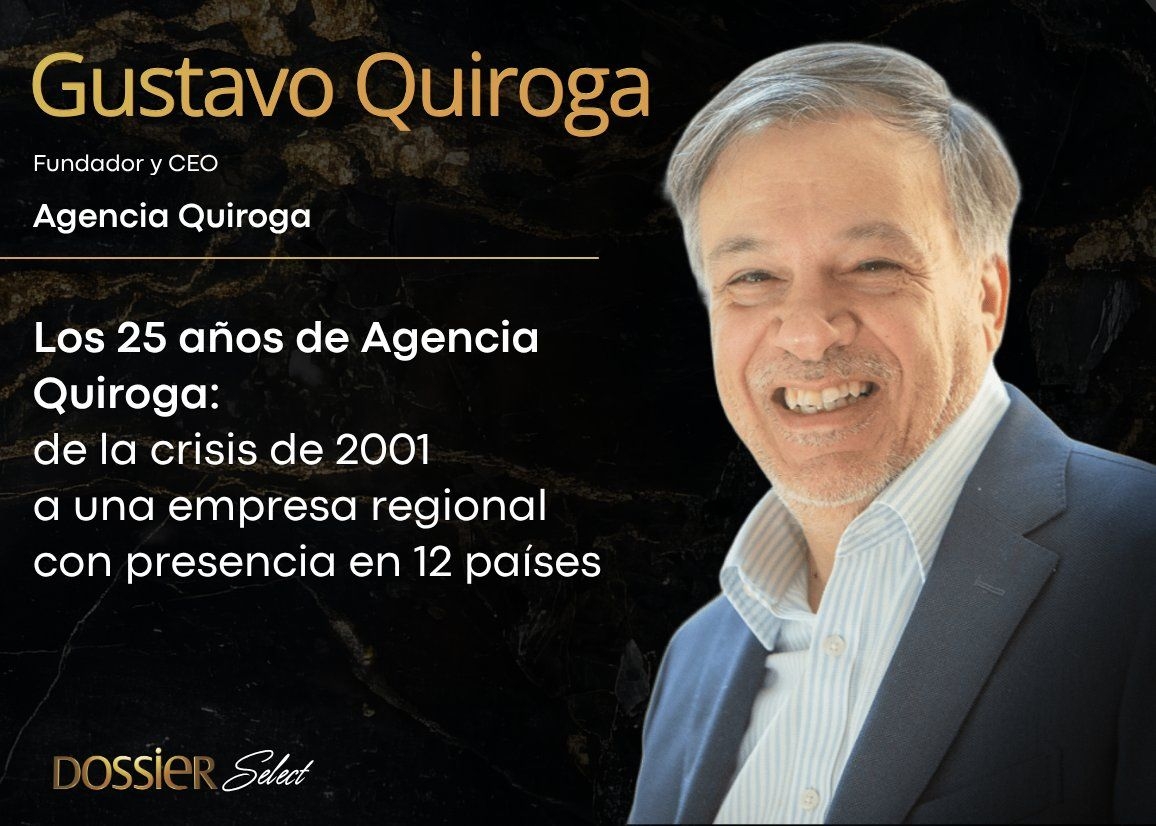 Portada de Los 25 años de Agencia Quiroga: de la crisis de 2001 a una empresa regional con presencia en 12 países
